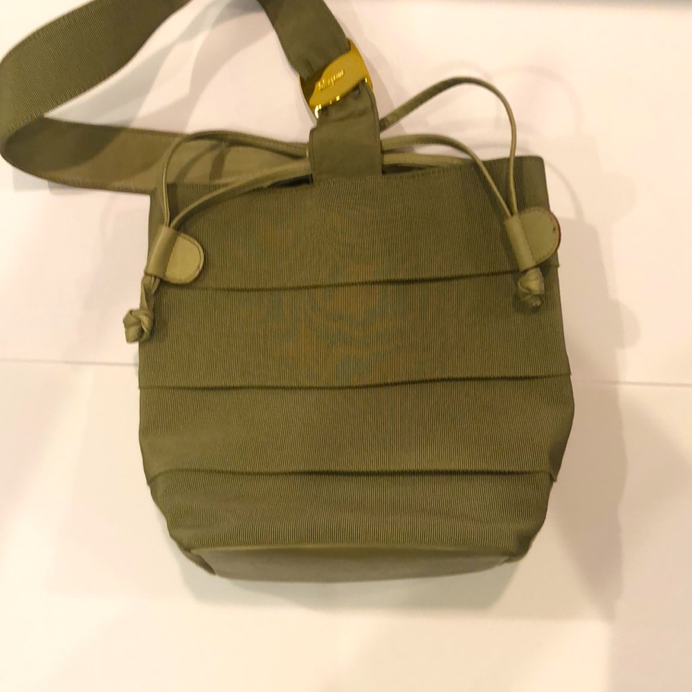 Authentic VTG Salvatore Ferragamo Tiered  Bucket  Tote Bag - Very Good Condition - Picture 3 of 9